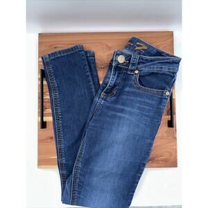Seven7 High Rise Skinny Womens Dark Wash Jeans Size 27
